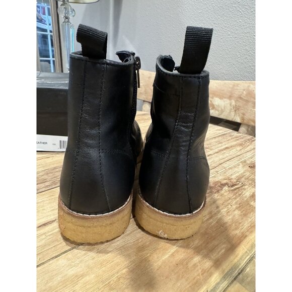 SUPPLY LAB Men's Black Jonah Lace-Up Leather Ankle Boot Sz 10 D NEW IN BOX - Picture 5 of 15